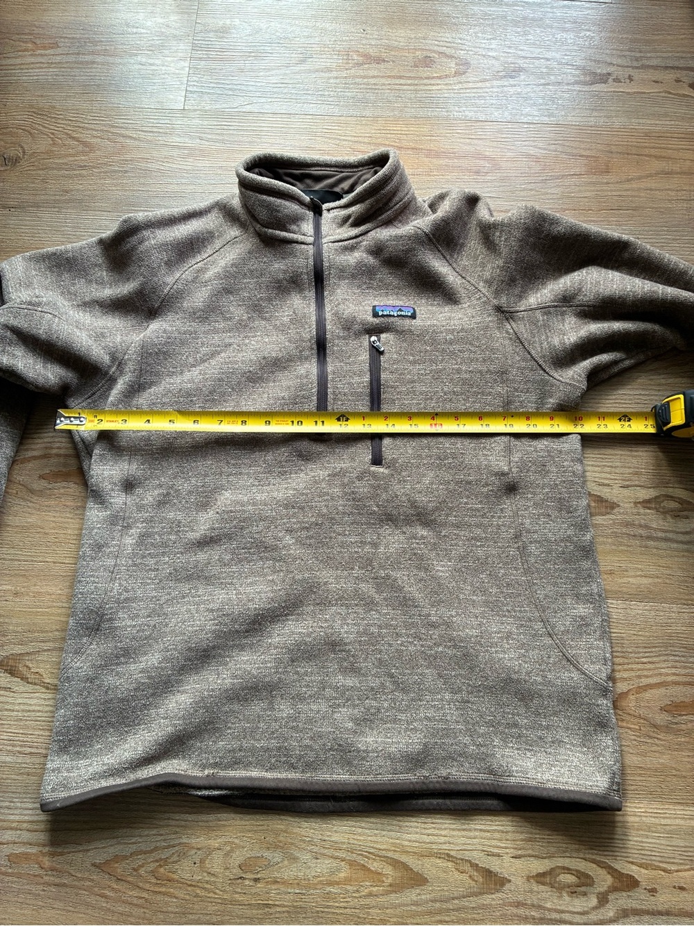 Patagonia Brown Quarter-Zip Better Sweater - Large